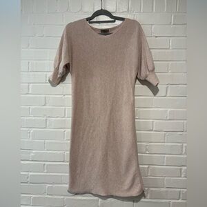 Lilla P Soft Cream Knit Sweater Dress